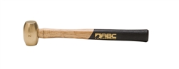 ABC Hammers, Inc.-2 lb. Brass Hammer with 12.5" Wood Handle