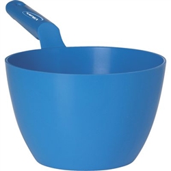 Vikan 5680, Vikan Large Dipping Bowl This full color-coded bowl scoop is great for measuring and scooping liquids. The neck joint is very robust and can withstand the weight of the filled scoop.