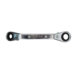 Wilde Tool 801-BB, Wilde Tools- 3/8" x 7/16" Offset Ratchet Box Wrench Manufactured & Assembled in U.S.A.Finish : Polished, Each