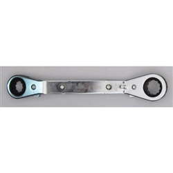 Wilde Tool 802-BB, Wilde Tools- 1/2" x 9/16" Offset Ratchet Box Wrench Manufactured & Assembled in U.S.A.Finish : Polished, Each