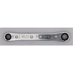 Wilde Tool 873-BB, Wilde Tools- 1/4" x 5/16" Ratchet Box Wrench Manufactured & Assembled in U.S.A.Finish : Polished, Each