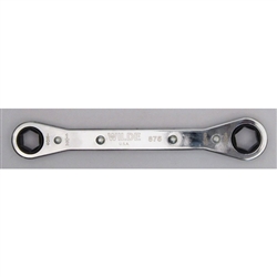 Wilde Tool 875-BB, Wilde Tools- 1/2" x 9/16" Ratchet Box Wrench Manufactured & Assembled in U.S.A.Finish : Polished, Each