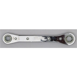 Wilde Tool 875B-BB, Wilde Tools- 7/16" x 1/2" Ratchet Box Wrench Manufactured & Assembled in U.S.A.Finish : Polished, Each
