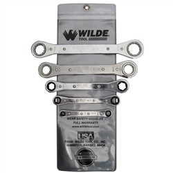 Wilde Tool 885-VR, Wilde Tools- 5 Piece Ratchet Box Wrench Set Manufactured & Assembled in U.S.A.Finish : Polished, Each