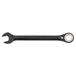 Proto JSCV36, Proto - Black Chrome Combination Reversible Ratcheting Wrench 1-1/8" - Spline