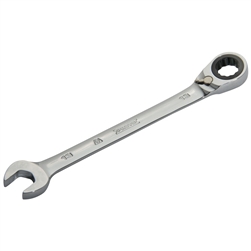 Proto JSCVM07T, Proto - Full Polish Combination Reversible Ratcheting Wrench 7 mm - 12 Point