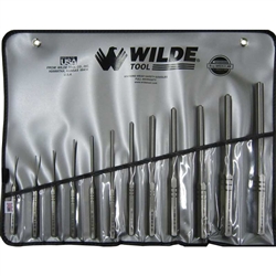 Wilde Tool RS912.NP-VR, Wilde Tools- 12-Piece  Spring Punch Roll Set Manufactured & Assembled in Hiawatha, Kansas U.S.A.12-Piece SetBall Point TipFinish : Polished, Each